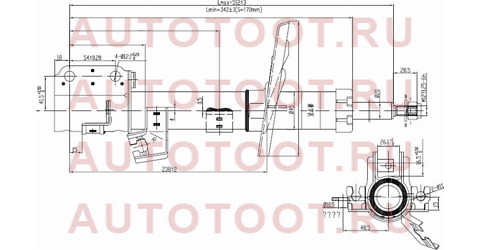 Стойка передняя NISSAN MARCH/CUBE Special Edition 02- RH st-54302-3u025-se sat – купить в Омске. Цены, характеристики, фото в интернет-магазине autotoot.ru