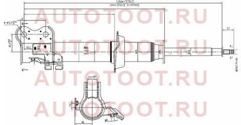 Стойка передняя NISSAN MARCH/MICRA/CUBE 92-02 RH st-54302-41b25 sat – купить в Омске. Цены, характеристики, фото в интернет-магазине autotoot.ru