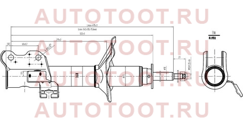 Стойка передняя NISSAN AD/PRESEA/PULSAR/SENTRA/SUNNY/WINGROAD 90-96 RH st-54302-4h225 sat – купить в Омске. Цены, характеристики, фото в интернет-магазине autotoot.ru