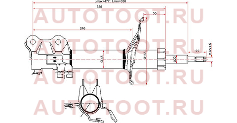 Стойка передняя NISSAN AD/ALMERA/PULSAR/BLUEBIRD SYLPHY/SUNNY/WINGROAD/OPEL AGILA 98-06 RH st-54302-6n225 sat – купить в Омске. Цены, характеристики, фото в интернет-магазине autotoot.ru