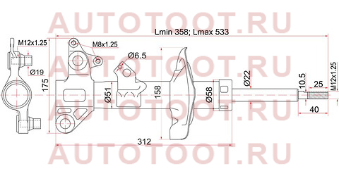 Стойка передняя NISSAN PRIMERA 02- RH st-54302-aw025 sat – купить в Омске. Цены, характеристики, фото в интернет-магазине autotoot.ru