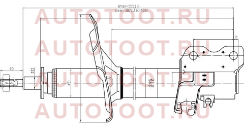 Стойка передняя NISSAN X-TRAIL 00-07 LH st-54303-8h625 sat – купить в Омске. Цены, характеристики, фото в интернет-магазине autotoot.ru