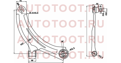 Рычаг нижний с шаров. NISSAN BLUEBIRD SYLPHY/CUBE/VANETTE/TIIDA/LATIO/WINGROAD 05- RH st-54500-ew000 sat – купить в Омске. Цены, характеристики, фото в интернет-магазине autotoot.ru