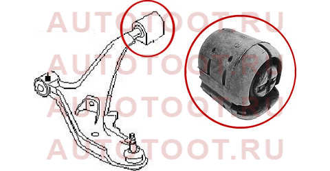 Сайлентблок RR переднего нижнего рычага Nissan Sunny B14 / Pulsar N15 / Wingroad Y10/Liberty 92-99 st-54570-0m000 sat – купить в Омске. Цены, характеристики, фото в интернет-магазине autotoot.ru