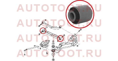 Сайлентблок заднего нижнего поперечного рычага NISSAN QASHQAI 06-/QASHQAI 2+ 08-/X-TRAIL 07-/RENAULT st55110jg000b sat – купить в Омске. Цены, характеристики, фото в интернет-магазине autotoot.ru