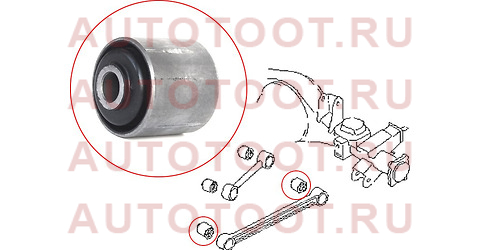 Сайлентблок RR продольной тяги NISSAN PATROL(GR)/ SAFARI Y60-61 1987-2010 st55120vb002bu sat – купить в Омске. Цены, характеристики, фото в интернет-магазине autotoot.ru