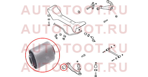 Сайлентблок заднего нижнего поперечного рычага HYUNDAI SONATA (EF) 01-13/KIA OPTIMA/MAGENTIS 01-05 st5521538000 sat – купить в Омске. Цены, характеристики, фото в интернет-магазине autotoot.ru