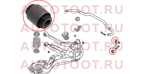 Сайлентблок задней тяги стабилизатора NISSAN QASHQAI/X-TRAIL 07-/RENAULT KOLEOS 08- st55618jd00ab sat – купить в Омске. Цены, характеристики, фото в интернет-магазине autotoot.ru