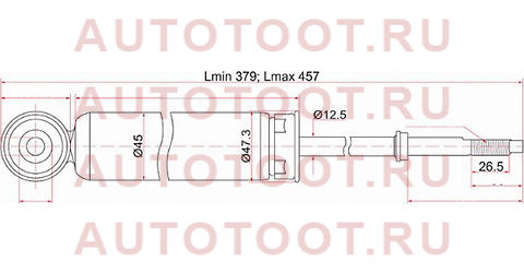 Амортизатор задний NISSAN TEANA 03-08 LH=RH st-56210-9y026 sat – купить в Омске. Цены, характеристики, фото в интернет-магазине autotoot.ru