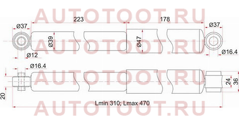 Амортизатор задний NISSAN AD/WINGROAD 96-05 2WD LH=RH st56210wd025 sat – купить в Омске. Цены, характеристики, фото в интернет-магазине autotoot.ru