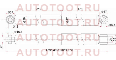 Амортизатор задний NISSAN AD/WINGROAD 96-05 2WD Special Edition LH=RH st-56210-wd025-se sat – купить в Омске. Цены, характеристики, фото в интернет-магазине autotoot.ru