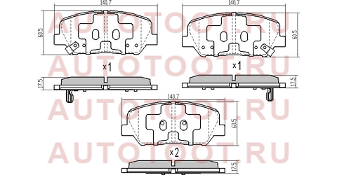 Колодки тормозные перед HYUNDAI I30/ VELOSTER 12-/ KIA CEED 12-/ OPTIMA 10- st58101a6a70 sat – купить в Омске. Цены, характеристики, фото в интернет-магазине autotoot.ru