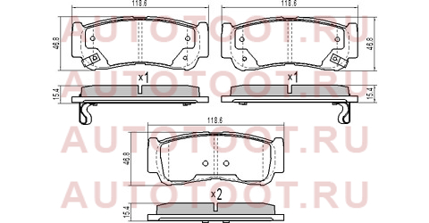 Колодки тормозные зад HYUNDAI SANTA-FE 06- st583022ba20 sat – купить в Омске. Цены, характеристики, фото в интернет-магазине autotoot.ru