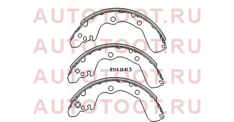 Колодки тормозные зад MITSUBISHI COLT 93-95/ PAJERO MINI 94-98 st58305m2a10 Sat – купить в Омске. Цены, характеристики, фото в интернет-магазине autotoot.ru