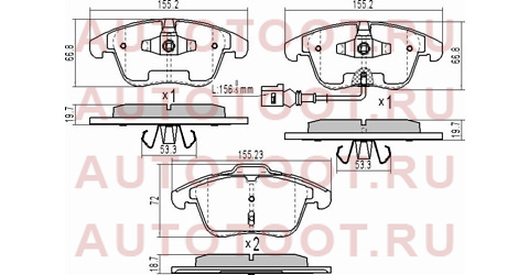 Колодки тормозные перед VAG Q3/TIGUAN 08-11/POLO VI 20- st5n0698151 sat – купить в Омске. Цены, характеристики, фото в интернет-магазине autotoot.ru