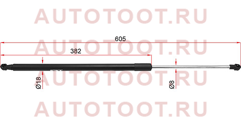 Амортизатор крышки багажника TOYOTA RACTIS NCP10# 05-10 RH=LH st689500w401 sat – купить в Омске. Цены, характеристики, фото в интернет-магазине autotoot.ru