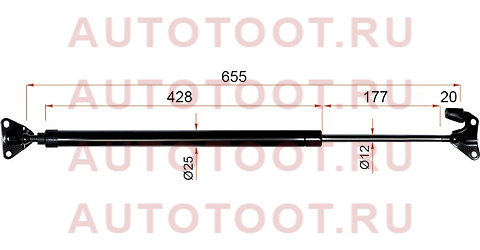 Амортизатор крышки багажника TOYOTA HIACE/QUANTUM ##H2## 05- (низкая крыша) RH st6895026071 sat – купить в Омске. Цены, характеристики, фото в интернет-магазине autotoot.ru