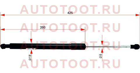 Амортизатор крышки багажника TOYOTA RACTIS NCP12# 10- RH=LH st6895052301 sat – купить в Омске. Цены, характеристики, фото в интернет-магазине autotoot.ru