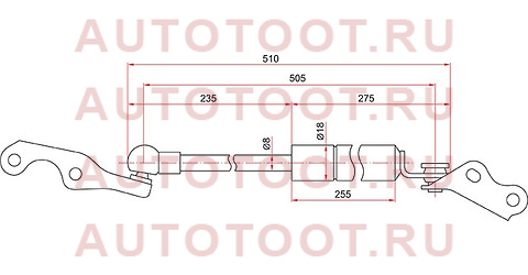 Амортизатор задней двери TOYOTA VITZ 99-05 RH st-68950-59025 sat – купить в Омске. Цены, характеристики, фото в интернет-магазине autotoot.ru