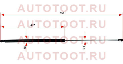 Амортизатор крышки багажника TOYOTA CARIB #E11# 95-02 LH=RH st-68950-80043 sat – купить в Омске. Цены, характеристики, фото в интернет-магазине autotoot.ru