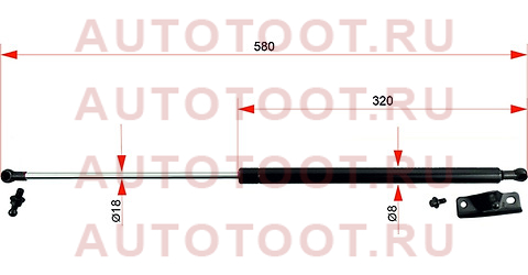 Амортизатор крышки багажника TOYOTA COROLLA SPACIO #ZE11# 97-01 LH=RH st-68950-80051 sat – купить в Омске. Цены, характеристики, фото в интернет-магазине autotoot.ru