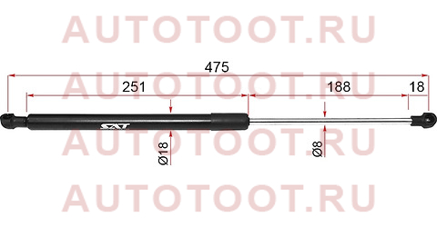 Амортизатор крышки багажника TOYOTA COROLLA AXIO/FIELDER ##E16# 12- LH/RH st6896013220 sat – купить в Омске. Цены, характеристики, фото в интернет-магазине autotoot.ru