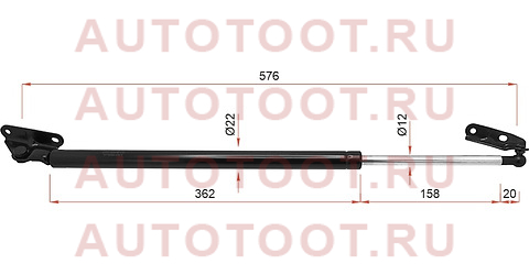 Амортизатор задней двери TOYOTA IPSUM 96-01 LH st-68960-44010 sat – купить в Омске. Цены, характеристики, фото в интернет-магазине autotoot.ru