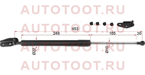 Амортизатор крышки багажника TOYOTA CALDINA #T21# 97-02 LH st6896080011 Sat – купить в Омске. Цены, характеристики, фото в интернет-магазине autotoot.ru