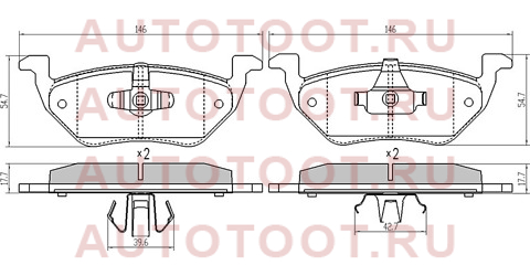 Колодки тормозные зад FORD MAVERICK 01-08/ MAZDA TRIBUTE 04-08 st6l8z2200b sat – купить в Омске. Цены, характеристики, фото в интернет-магазине autotoot.ru