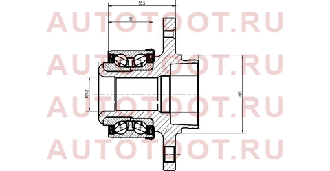 Ступичный узел перед AUDI A1/A2/SKODA FABIA/VW POLO 02- st6r0407621a sat – купить в Омске. Цены, характеристики, фото в интернет-магазине autotoot.ru