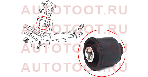 Сайлентблок задней балки VOLKSWAGEN POLO 02-16/GOLF 97-03/SKODA RAPID 12-/OCTAVIA/BABIA 96-10/SEAT I st6r0501541a sat – купить в Омске. Цены, характеристики, фото в интернет-магазине autotoot.ru