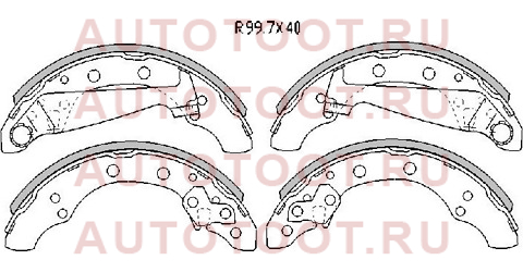 Колодки тормозные зад VAG FABIA 00-15/CHERY AMULET st6r0698525a sat – купить в Омске. Цены, характеристики, фото в интернет-магазине autotoot.ru