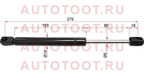 Амортизатор крышки багажника AUDI A4 94-01/TT 98-06/SKODA FABIA 99-07/VOLKSWAGEN BORA 98-05/PASSAT96 st6y5827550a sat – купить в Омске. Цены, характеристики, фото в интернет-магазине autotoot.ru