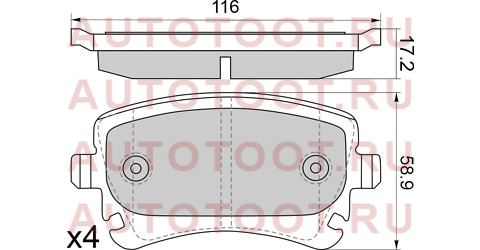 Колодки тормозные зад VW MULTIVAN 03-/TRANSPORTER 03-09/AUDI A4 03-08/A6 06-11/A8 02-10 (без датчика st7h0698451a sat – купить в Омске. Цены, характеристики, фото в интернет-магазине autotoot.ru