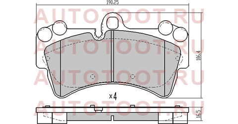 Колодки тормозные перед AUDI Q7 06-/PORSCHE CAYENNE 02-10/VW TOUAREG 02-10 st7l0698151p sat – купить в Омске. Цены, характеристики, фото в интернет-магазине autotoot.ru