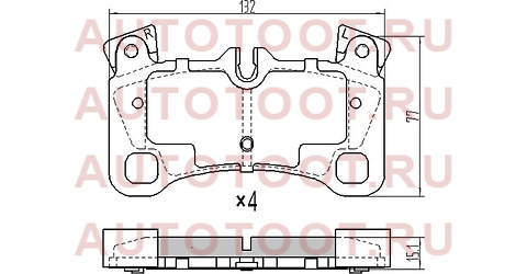 Колодки тормозные зад VW TOUAREG 02-/AUDI Q7 06-/PORSCHE CAYENNE 07-10 st7l0698451c sat – купить в Омске. Цены, характеристики, фото в интернет-магазине autotoot.ru