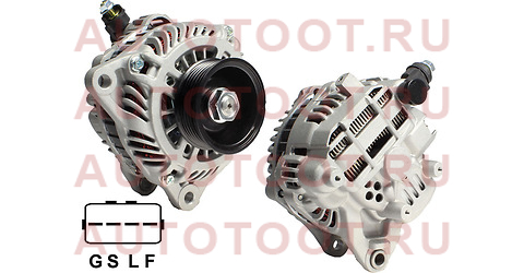 Генератор MMC ECLIPSE/GALANT DJ/LANCER CS7/OUTLANDER CU5W 2.4 07-08 4G69 12V 120A st850026 Sat – купить в Омске. Цены, характеристики, фото в интернет-магазине autotoot.ru