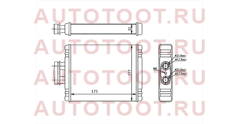 Радиатор отопителя салона AUDI A1 10-/SKODA FABIA 99-/ROOMSTER 06-/VOLKSWAGEN FOX 05-/POLO 01-/POLO st870027 sat – купить в Омске. Цены, характеристики, фото в интернет-магазине autotoot.ru