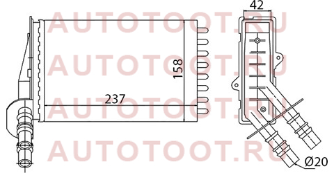 Радиатор отопителя салона RENAULT CLIO 98-/CLIO SYMBOL 01-/CLIO 01-(трубчатый) st870035 sat – купить в Омске. Цены, характеристики, фото в интернет-магазине autotoot.ru