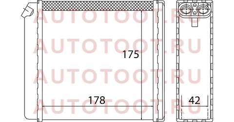 Радиатор отопителя салона OPEL VECTRA A 88-95 (трубчатый) st870041 sat – купить в Омске. Цены, характеристики, фото в интернет-магазине autotoot.ru