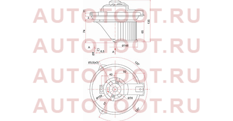 Мотор отопителя салона TOYOTA COROLLA SPACIO/SPRINTER/CARIB/LEVIN/TRUENO AE1## st-87103-12030 sat – купить в Омске. Цены, характеристики, фото в интернет-магазине autotoot.ru