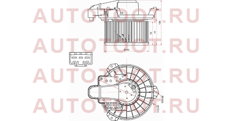 Мотор отопителя салона TOYOTA AURIS 06-/BLADE 06-12/COROLLA 12-/RAV4 05-18/MARK X 07-13/SAI 09-18(RH st-87103-42070 sat – купить в Омске. Цены, характеристики, фото в интернет-магазине autotoot.ru