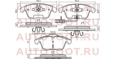 Колодки тормозные перед AUDI A4 04-08 A6 05-11 st8k0698151f sat – купить в Омске. Цены, характеристики, фото в интернет-магазине autotoot.ru