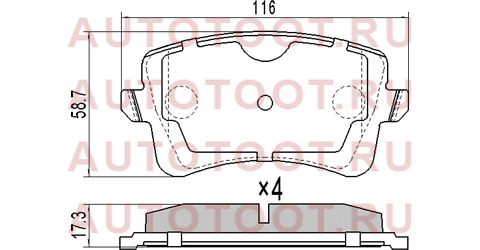 Колодки тормозные зад AUDI Q5 17-/A4 07-/A5/S5 07- st8k0698451c sat – купить в Омске. Цены, характеристики, фото в интернет-магазине autotoot.ru