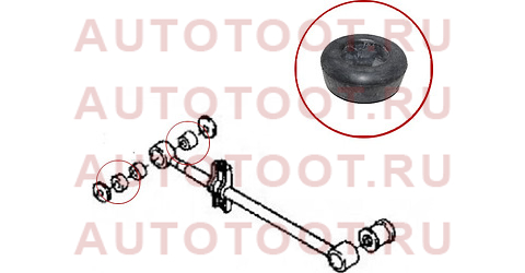 Сайлентблок заднего поперечного рычага DAIHATSU TERIOS 97-06/BE-GO 06-/TOYOTA CAMI 99-05/RUSH 06-/L st9004385149 sat – купить в Омске. Цены, характеристики, фото в интернет-магазине autotoot.ru