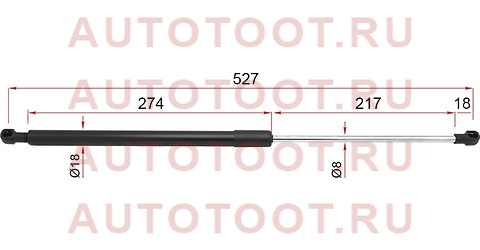 Амортизатор крышки багажника NISSAN X-TRAIL T30 00-07 st-90450-h3310 sat – купить в Омске. Цены, характеристики, фото в интернет-магазине autotoot.ru