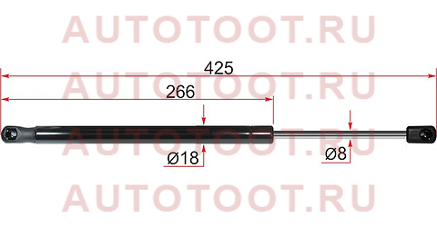 Амортизатор крышки багажника RENAULT DUSTER 10- st904520004r sat – купить в Омске. Цены, характеристики, фото в интернет-магазине autotoot.ru