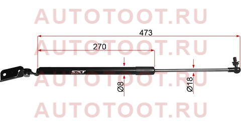 Амортизатор крышки багажника NISSAN AD/WINGROAD Y12 05- LH st90453jj00a sat – купить в Омске. Цены, характеристики, фото в интернет-магазине autotoot.ru