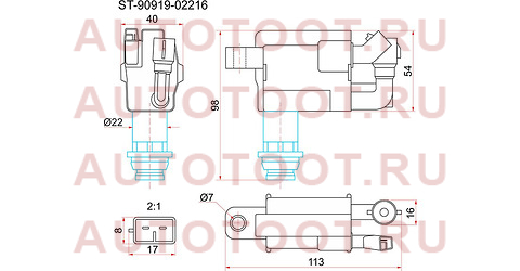 Катушка зажигания TOYOTA 1JZ#/2JZGE JZX10# 96-00/1JZ# JZX11# 00-/2JZGE JCE1# 01-/1JZGE/2JZGE JCG1# 9 st9091902216 sat – купить в Омске. Цены, характеристики, фото в интернет-магазине autotoot.ru