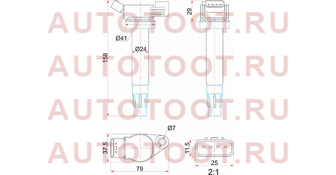 Катушка зажигания TOYOTA KLUGER/HIGLANDER MCU2#/RX300/330/350 MCU3# 03- 3MZ-FE st-90919-02246 sat – купить в Омске. Цены, характеристики, фото в интернет-магазине autotoot.ru